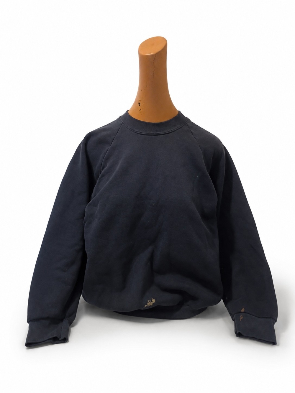 Vintage Fruit of the Loom Navy Blue Crewneck Sweatshirt - Small